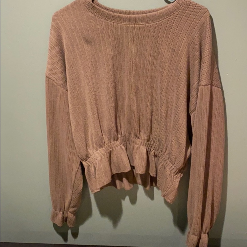 ZARA ribbed top